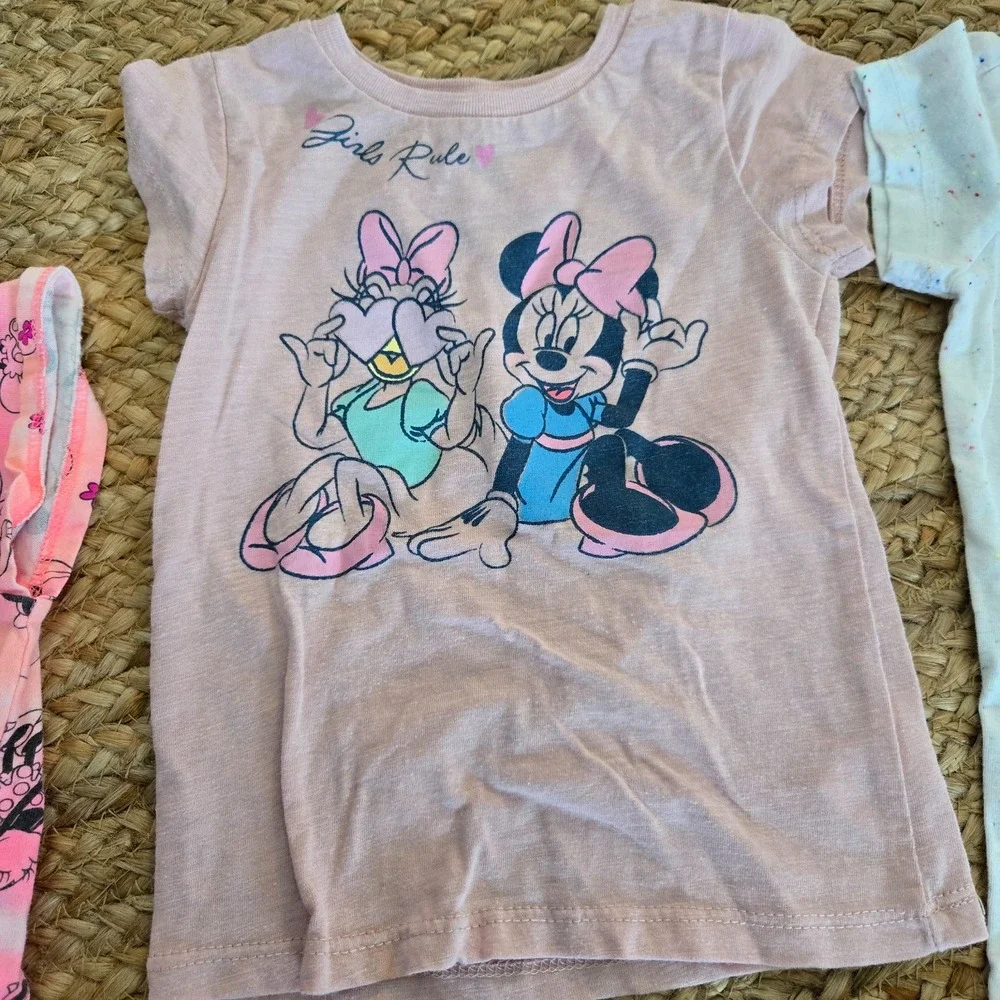 Disney and H&M Pink Minnie Mouse T-Shirt, Shorts and Matching Sets Size 2T/24mos